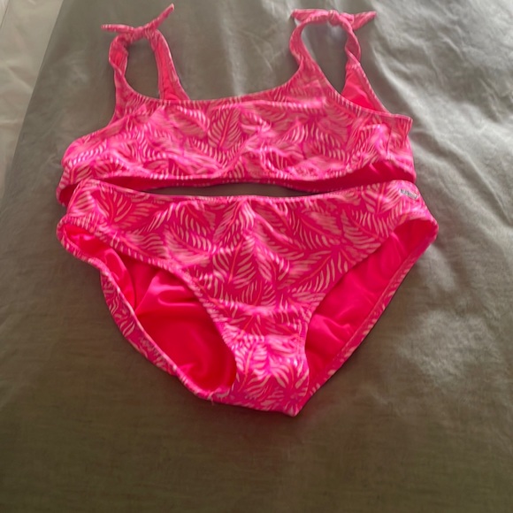 Pink swimsuit (available ) ( almost new) - Picture 1 of 9